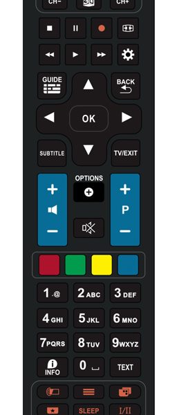 POWERTECH Τηλεχειριστήριο PT-832 για τηλεοράσεις Philips