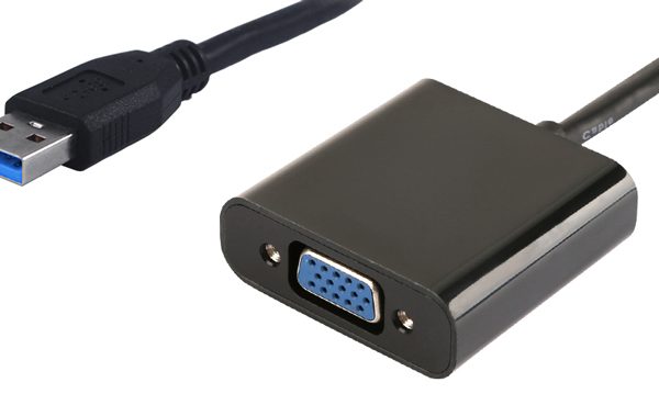 POWERTECH αντάπτορας USB 3.0 σε VGA PTH-021, Full HD, μαύρο