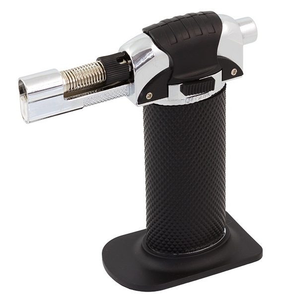 Φλόγιστρο υγραερίου AG306 με βάση, μεταλλικό, μαύρο