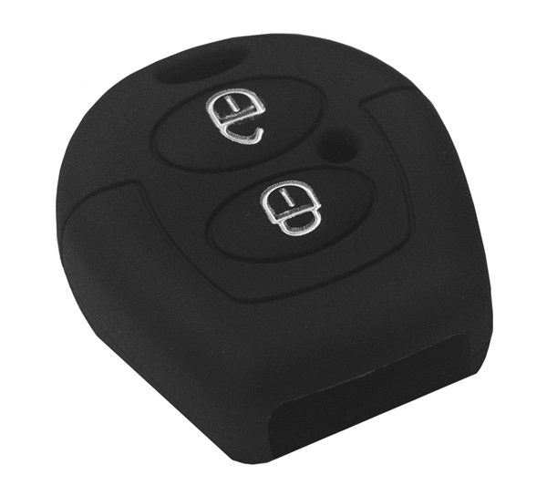 Θήκη κλειδιού για αυτοκίνητα Volkswagen 1001-08, εύκαμπτη, μαύρη