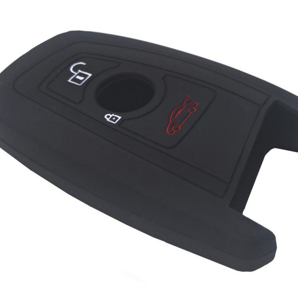 Θήκη κλειδιού για αυτοκίνητα BMW 2013-01, εύκαμπτη, μαύρη