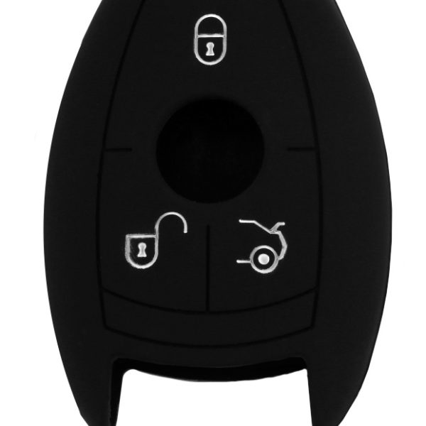 Θήκη κλειδιού για αυτοκίνητα Mercedes-Benz 1008-09, εύκαμπτη, μαύρη
