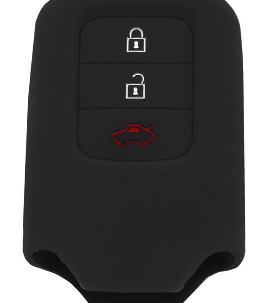 Θήκη κλειδιού για αυτοκίνητα Honda 1014-01, εύκαμπτη, μαύρη
