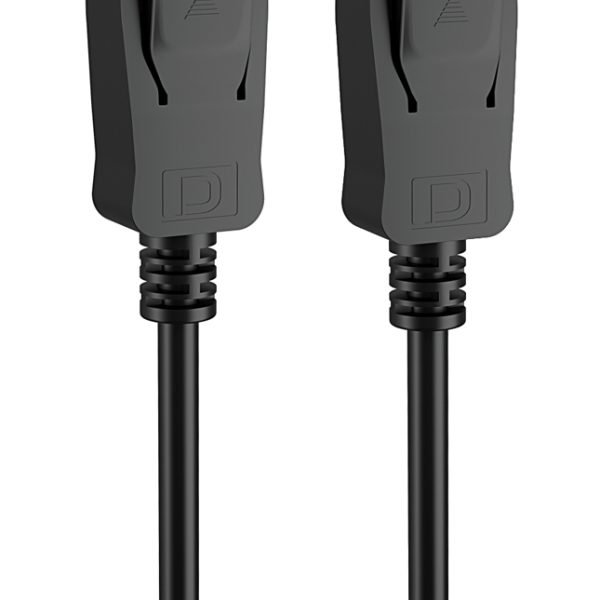 POWERTECH καλώδιο DisplayPort 1.2 CAB-DP045, 4K/60Hz, copper, 2m, μαύρο