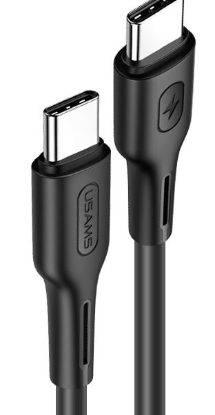 USAMS καλώδιο USB Type-C U43, 5A 100W, PD, 1.2m, μαύρο