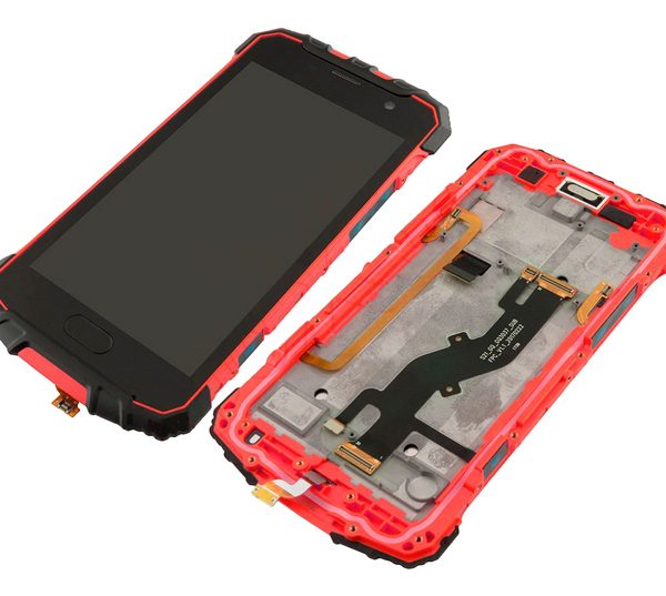 ULEFONE LCD & Touch Panel για smartphone Armor 2, με back cover, κόκκινο