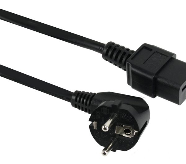 POWERTECH Καλώδιο τροφοδοσίας CAB-P024, C19 IEC, 16A, 250V, 1.8m, μαύρο