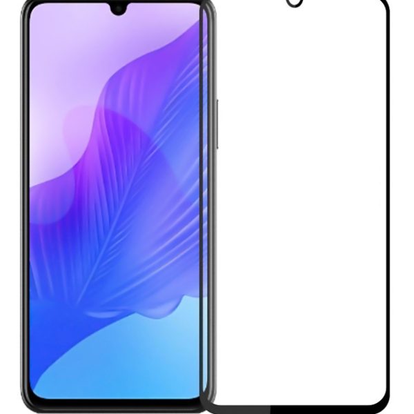 POWERTECH Tempered Glass 5D, full glue, Huawei Enjoy 20 5G, μαύρο
