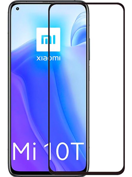 POWERTECH Tempered Glass 5D, full glue, Xiaomi Mi 10T/Lite/Pro 5G, μαύρο