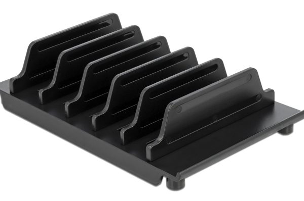 DELOCK βάση κινητών & tablet 18366, έως 6 συσκευές, μαύρη