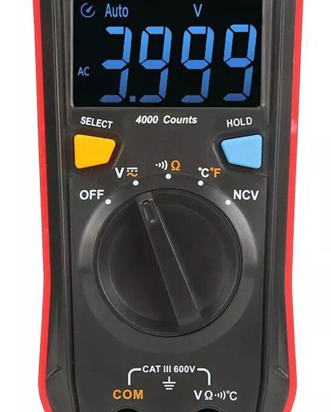 UNI-T ψηφιακό πολύμετρο τσέπης UT123T, NCV, DC/AC