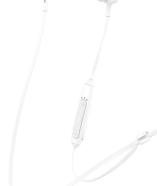 CELEBRAT earphones A20 με μαγνήτη, Bluetooth, 10mm, 70mAh, λευκά