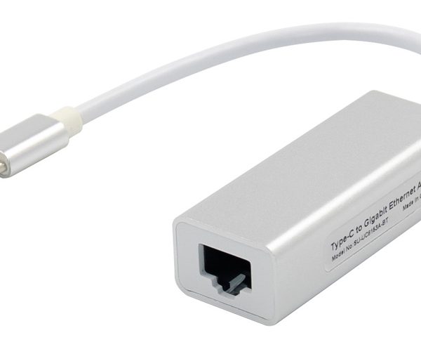 Αντάπτορας δικτύου ST735, USB-C, 1000Mbps Ethernet, ασημί