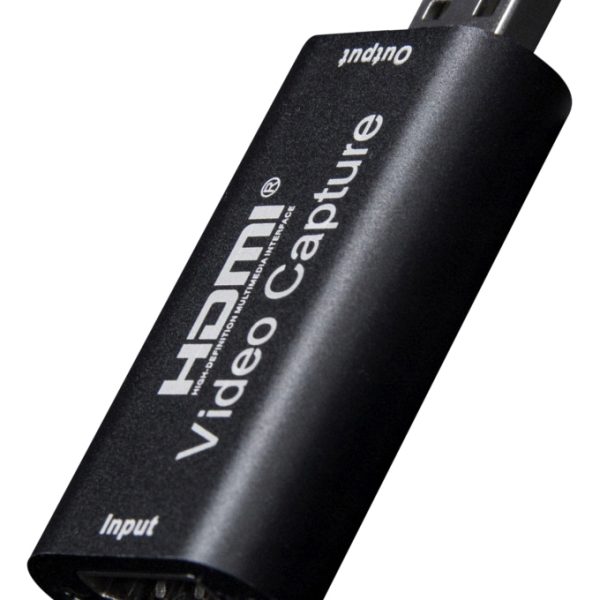 POWERTECH video capture PTH-047, HDMI/USB σύνδεση, 4K/60Hz, μαύρο