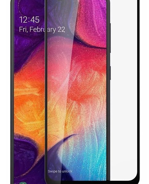 POWERTECH tempered glass 5D TGC-0471, Samsung A20s, full glue, μαύρο