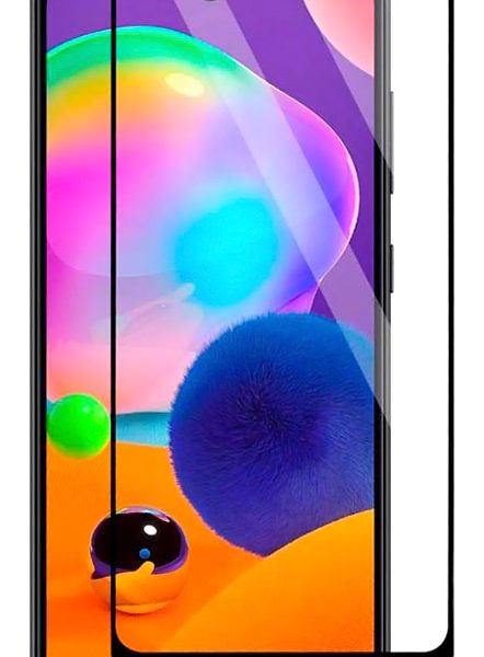 POWERTECH tempered glass 5D TGC-0473, Samsung A31, full glue, μαύρο