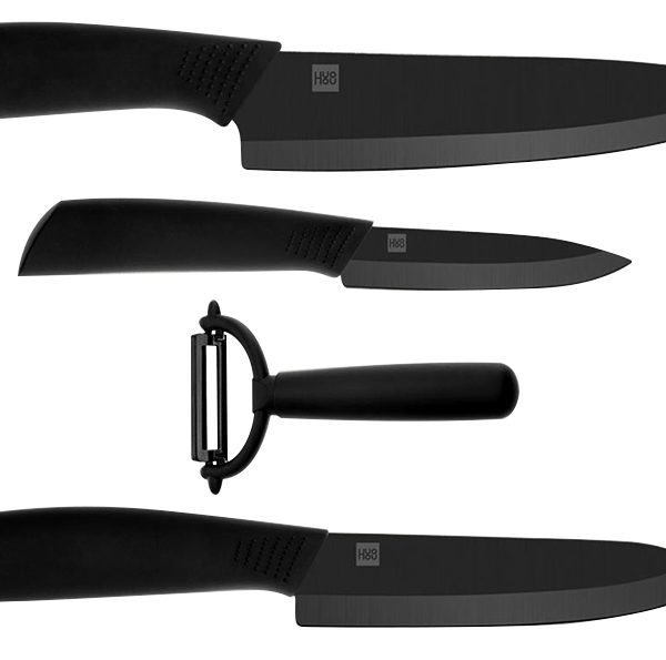 MIJIA σετ 4 μαχαιριών HU0010, κεραμικά, μαύρο
