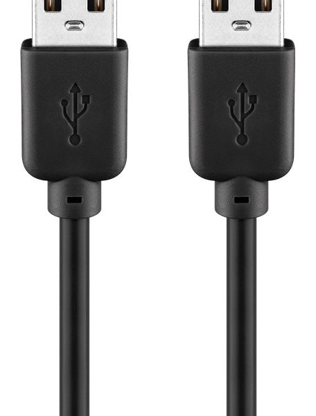 GOOBAY καλώδιο USB 2.0 Type A 93594, copper, 3m, μαύρο