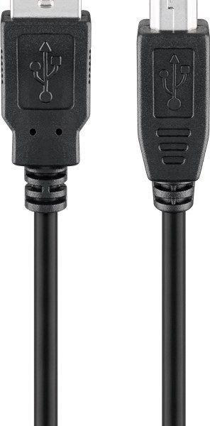 GOOBAY καλώδιο USB 2.0 σε USB Type B 93597, 3m, μαύρο