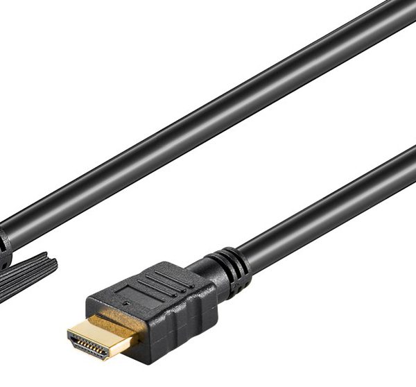 GOOBAY καλώδιο DVI-D σε HDMI 51581, 3m, μαύρο