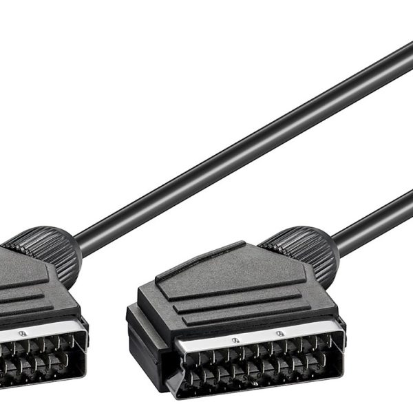 GOOBAY καλώδιο Scart 21pin σε Scart 21pin 50176, 5m, μαύρο