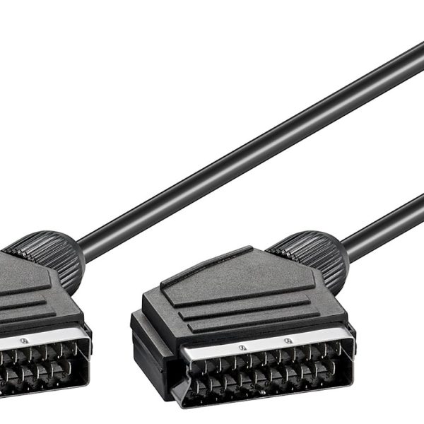 GOOBAY καλώδιο Scart 21pin σε Scart 21pin 11702, 1.5m, μαύρο