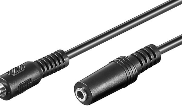 GOOBAY καλώδιο ήχου 3.5mm 50935 αρσενικό-θηλυκό, 3 pin, 10m, μαύρο