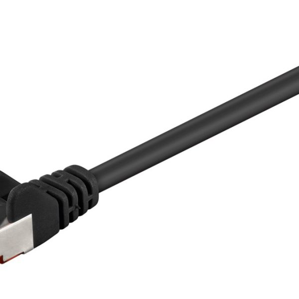 GOOBAY καλώδιο δικτύου 95458, CAT 6 S/FTP (PiMF), CCA, 0.25m, μαύρο