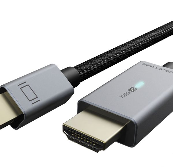 CABLETIME καλώδιο mini DisplayPort σε HDMI CT-P03G4K, 4K, 1.8m, μαύρο