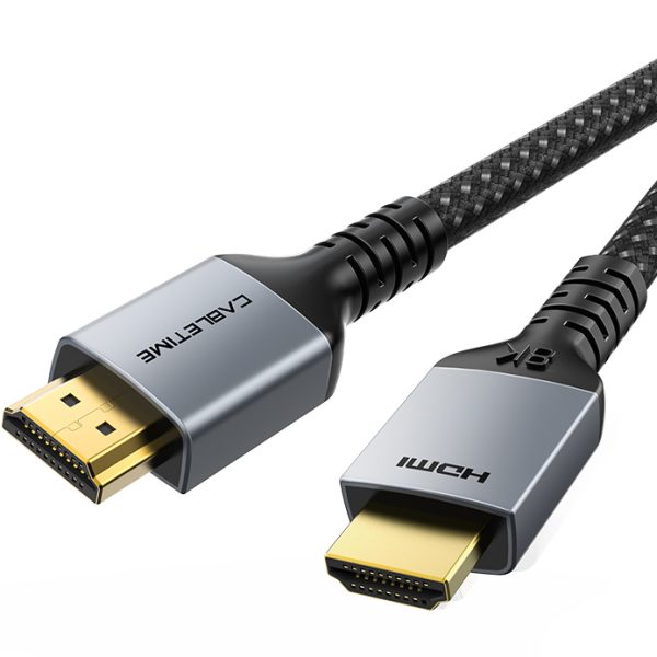 CABLETIME καλώδιο HDMI 2.1 CT-HM8K, 8K/60Hz, 48Gbps, 28AWG, 3m, μαύρο