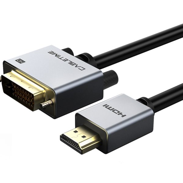 CABLETIME καλώδιο HDMI σε DVI PH241G, 1080p/60Hz, 1m, μαύρο