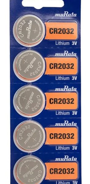 MURATA Μπαταρία λιθίου CR2032, 3V, 5τμχ