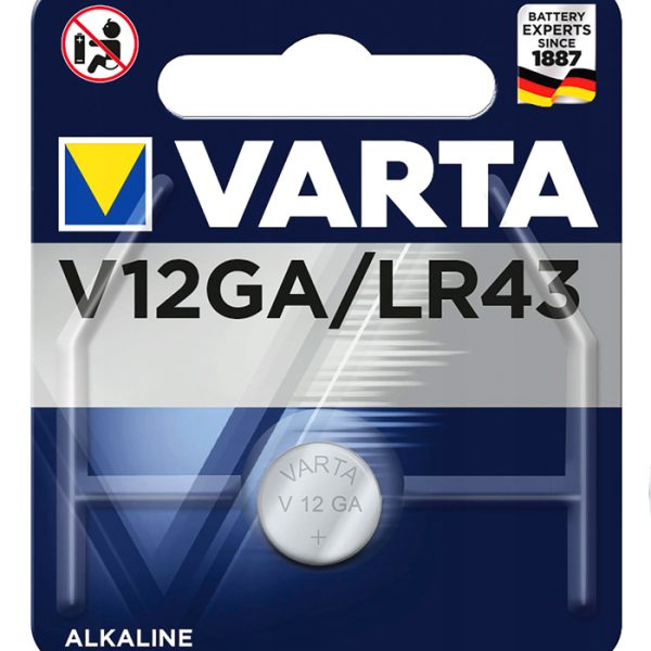 VARTA αλκαλική μπαταρία LR43, 1.5V, 1τμχ
