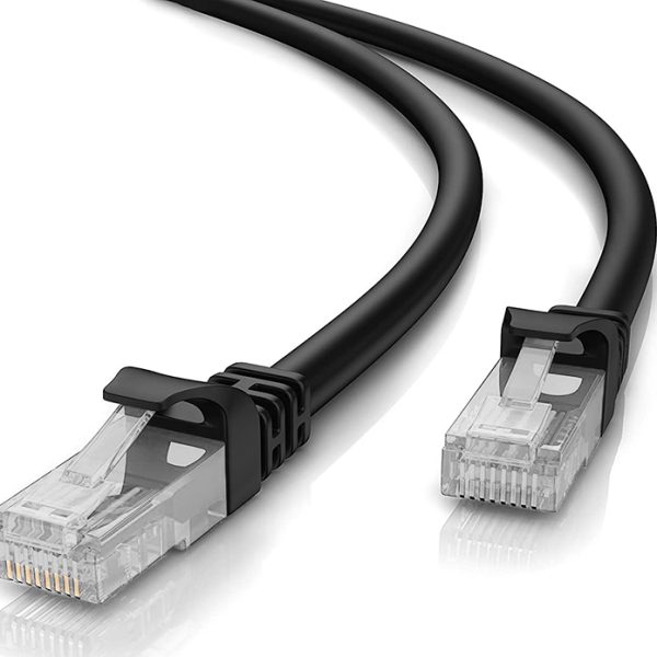 POWERTECH καλώδιο δικτύου CAB-N201, Cat 5e U/UTP, CCA 26AWG, 7.5m, μαύρο