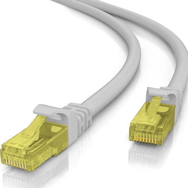 POWERTECH καλώδιο δικτύου CAB-N208, Cat 5e U/UTP, CCA 26AWG, 0.5m, γκρι