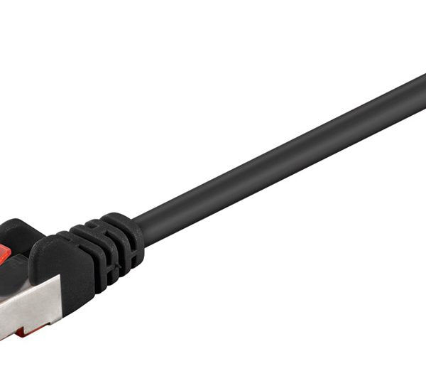 GOOBAY καλώδιο δικτύου 95478, CAT 6 S/FTP (PiMF), CCA, 1m, μαύρο