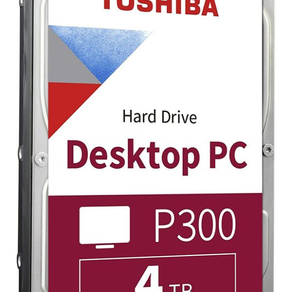 TOSHIBA Σκληρός Δίσκος P300 HDWD240, 4TB, 3.5", 128MB, 5400RPM, SATA III