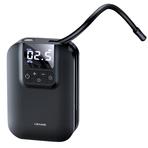 USAMS mini συμπιεστής αέρος αυτοκινήτου US-ZB215, μαύρος