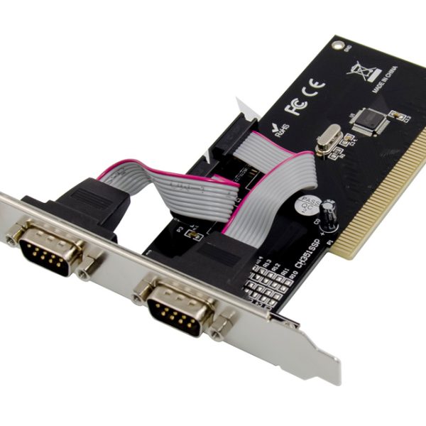 POWERTECH κάρτα επέκτασης PCI σε 2x serial ST320, WHC351Q