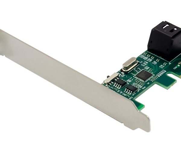 POWERTECH κάρτα επέκτασης PCIe σε 2x SATA 3.0 ST544, ASM1061