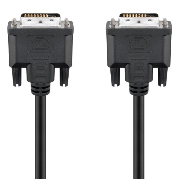 GOOBAY καλώδιο DVI-D 24+1 93573, 30AWG, Full HD, 1.8m, μαύρο
