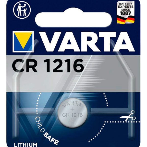 VARTA μπαταρία λιθίου CR1216, 3V, 1τμχ