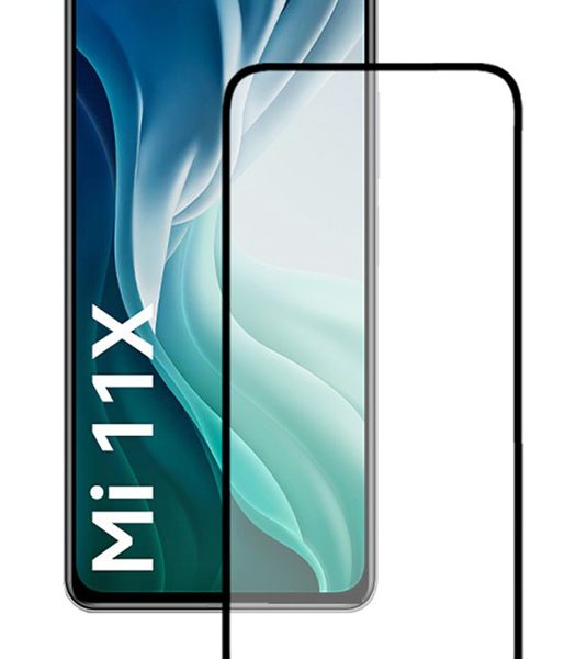 POWERTECH tempered glass 5D TGC-0520, Xiaomi Mi 11X/11X Pro/11i, μαύρο