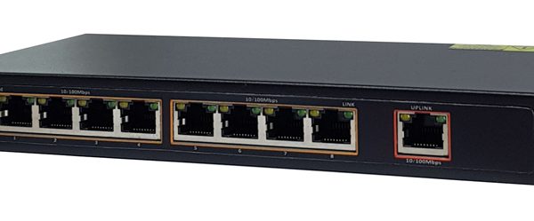 FOLKSAFE PoE Ethernet Switch FS-S1008EP-E, 8 Ports 10/100Mbps