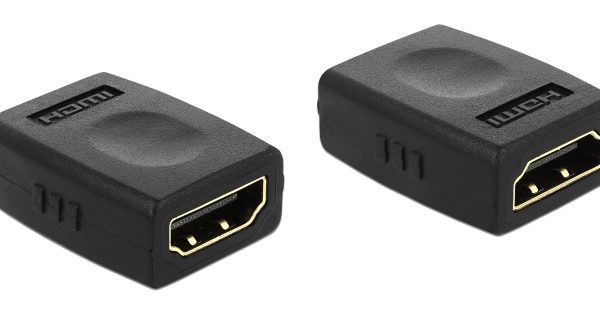 DELOCK αντάπτορας HDMI θηλυκό σε θηλυκό 65049, 4K/30Hz, μαύρος