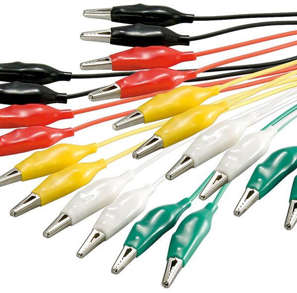 GOOBAY Σετ καλώδια με κροκοδειλάκια 11426, 0.48m, 10τμχ