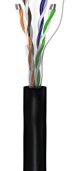 GOOBAY καλώδιο δικτύου 57293, CAT 6 U/UTP, CCA, έως 50m, 100m, μαύρο