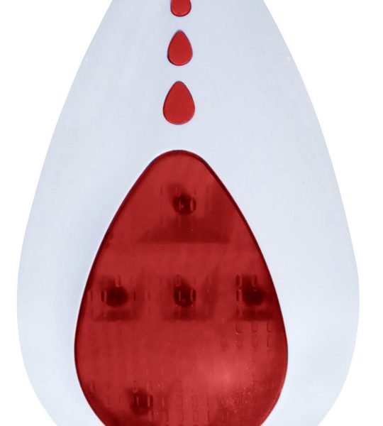 Ασύρματη σειρήνα εσωτερικού χώρου MD-313R, κόκκινη