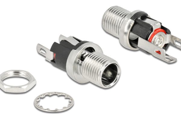 DELOCK σύνδεσμος DC 5.5 x 2.1mm 90056, bulkhead, θηλυκός
