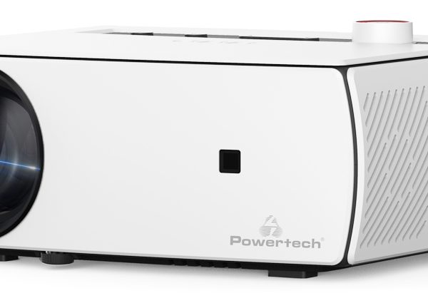 POWERTECH LED βιντεοπροβολέας PT-983, 1080p, Dolby Audio, WiFi, λευκός